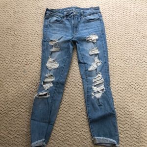 American eagle cropped skinny jeans!